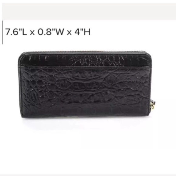 RARE Authentic Kate Spade Black Crocodile Wallet - Picture 4 of 4